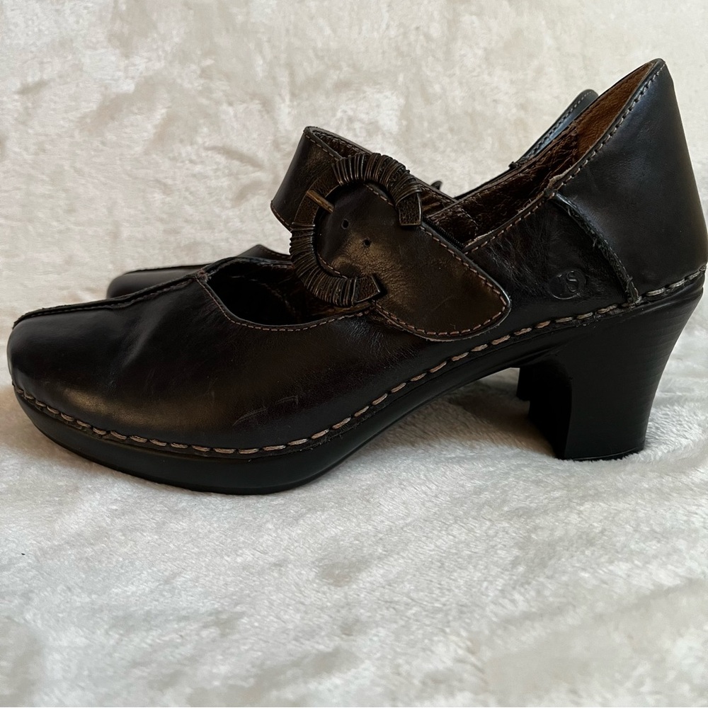 Josef Seibel Leather Maryjane Pump Shoe
